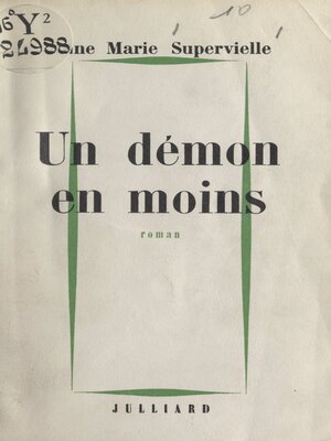 cover image of Un démon en moins